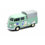 WELLY VOLKSWAGEN T1 DOUBLE CABIN PICK UP 1:36 RETROFICCIÓN METAL