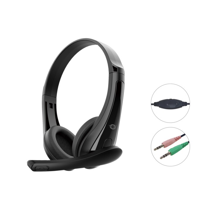Auric+Micro CONCEPTRONIC 3.5mm 1.8m Negro (POLONA06B3T)