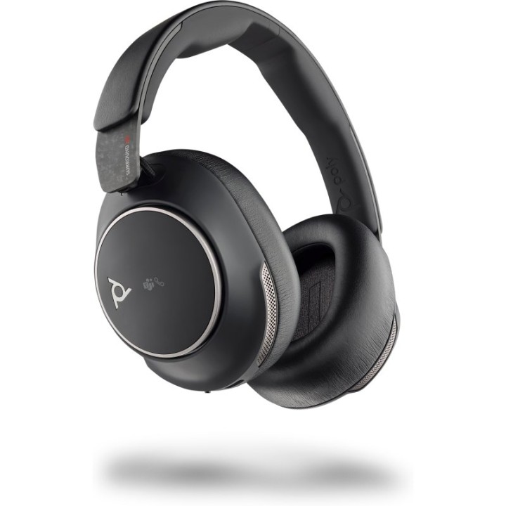 Poly Voyager Surround 80 UC Auriculares Bluetooth USB-C Microsoft Teams Negros + Adaptador USB-C/A