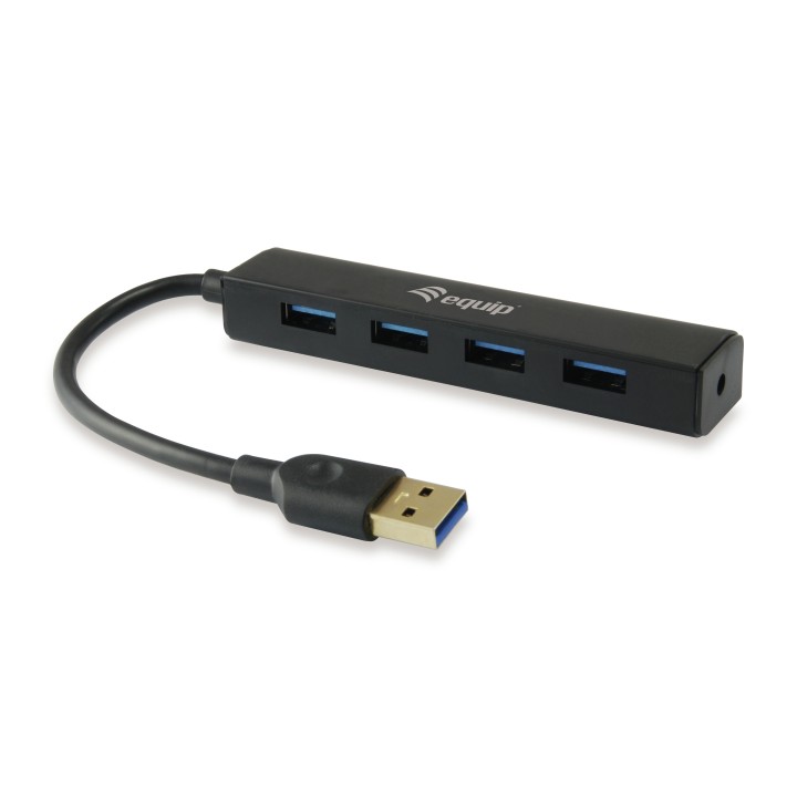 Hub EQUIP Life USB-A 3.0 a 4xUSB-A 3.0 Negro (EQ128953)