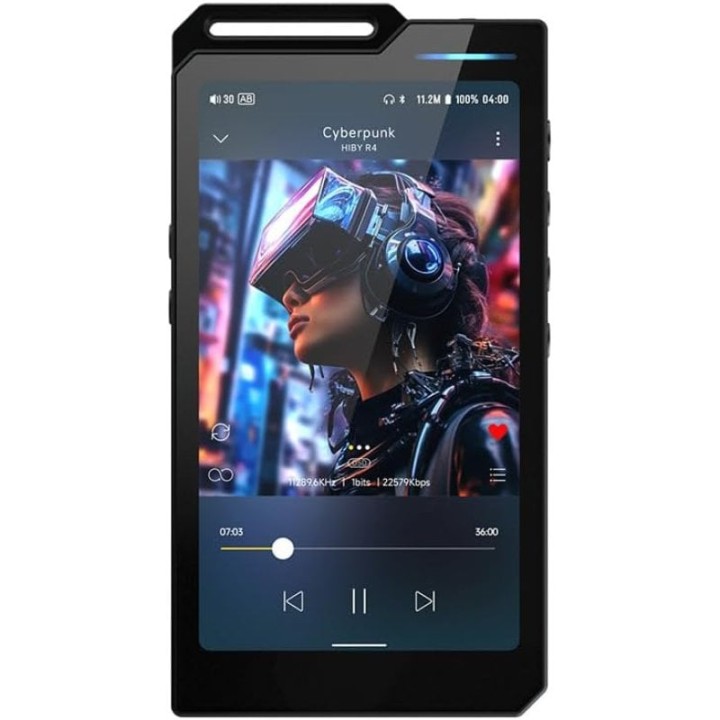 Hiby R4 Reproductor Hi-Res con Android 12 Negro