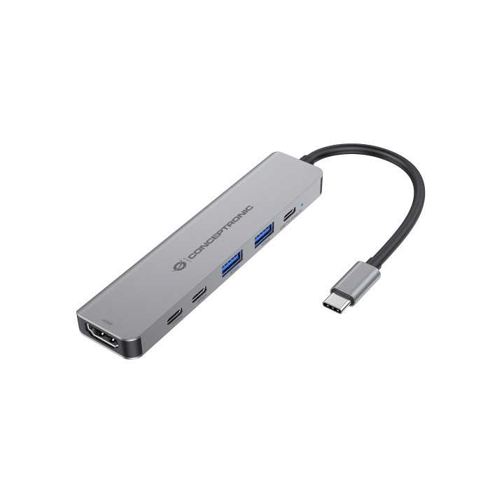Docking CONCEPTRONIC USB-C a USB-A/USB-C/HDMI (DONN33G)