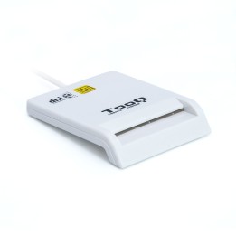 Lector Tarjetas TooQ USB-A 2.0 DNIe Blanco (TQR-210W)