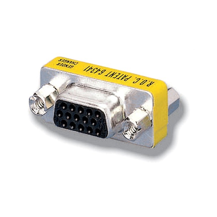 Adaptador EQUIP DB15HD Hembra-DB15HD Hembra (EQ124321)