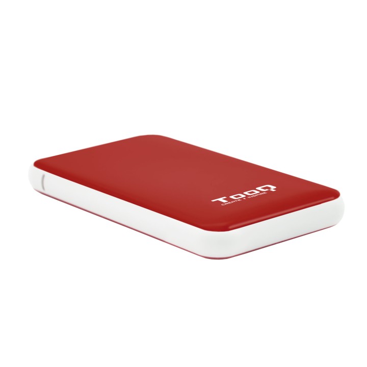 Caja TooQ HDD 2.5" SATA USB 3.0 Roja (TQE-2528R)