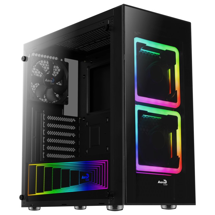 Caja AEROCOOL Tor RGB USB 2.0/3.0 ATX mATX Negra (TOR)