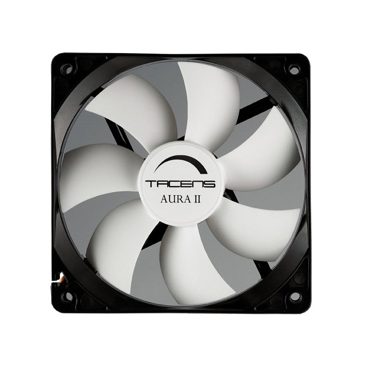 Ventilador TACENS 120mm Negro/Blanco (AURAII12)