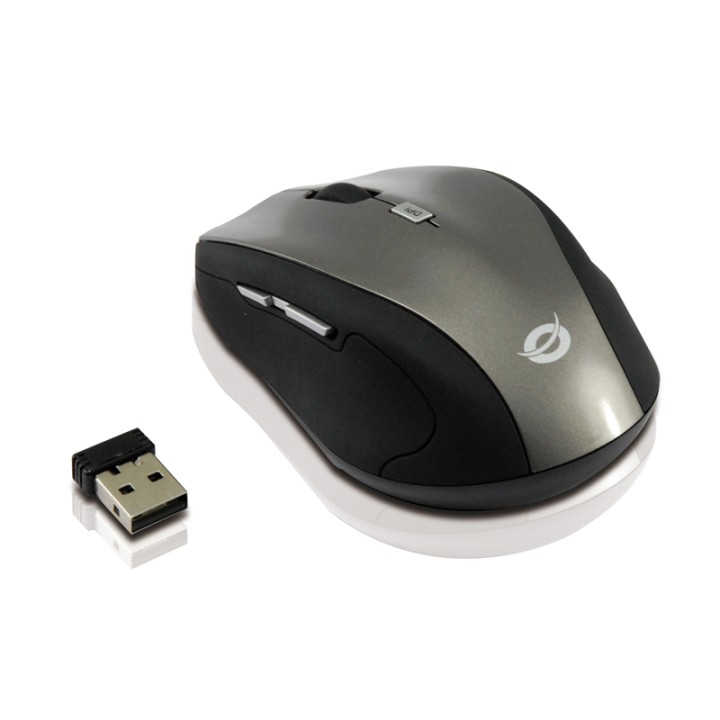 Ratón CONCEPTRONIC Óptico RF 1600dpi Gris (CLLM5BTRVWL)