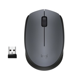 Ratón LOGITECH M170 Wireless 2.4Ghz Gris (910-004642)