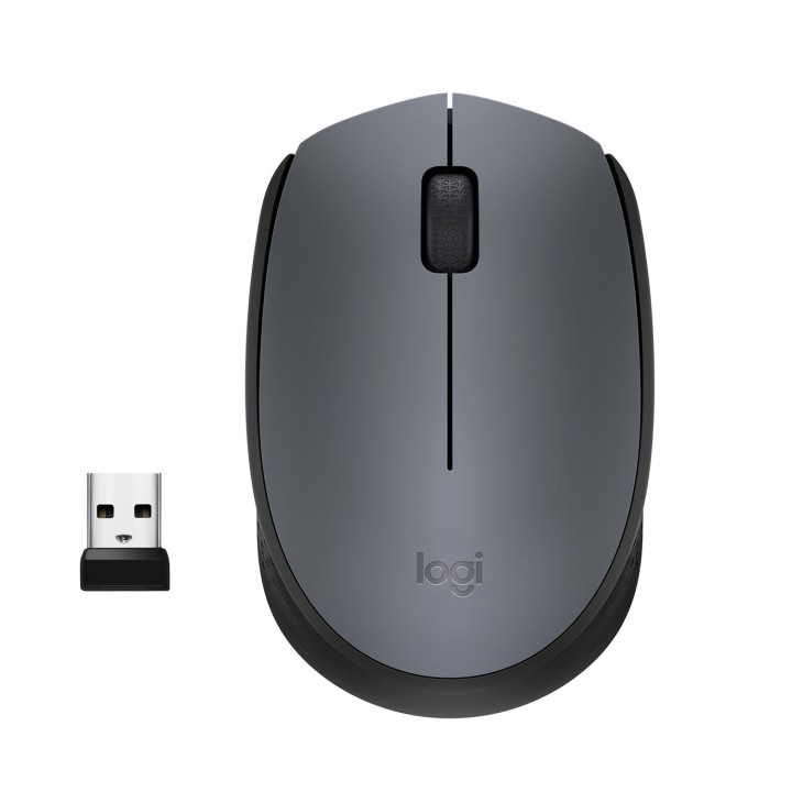 Ratón LOGITECH M170 Wireless 2.4Ghz Gris (910-004642)
