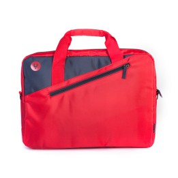 Maletin NGS Monray 15.6" Nylon Negro/Rojo (GINGER RED)