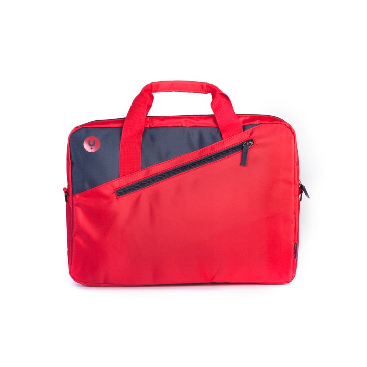 Maletin NGS Monray 15.6" Nylon Negro/Rojo (GINGER RED)