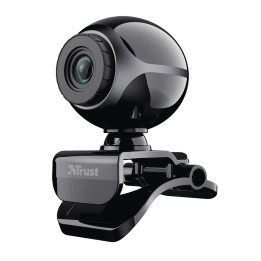 WebCam Trust 0.3mp USB Micrófono Negra/Plata (17003)