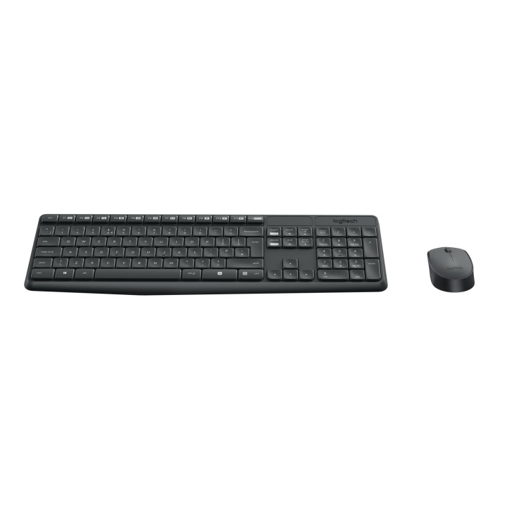 T+Ratón LOGITECH MK235 Wireless Negro (920-007919)
