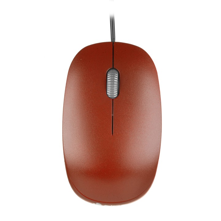 Ratón NGS Óptico USB-A 1000dpi Rojo (FLAME RED)