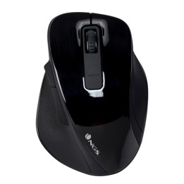 Ratón NGS Óptico Wireless RF 1600dpi Negro (BOWBLACK)