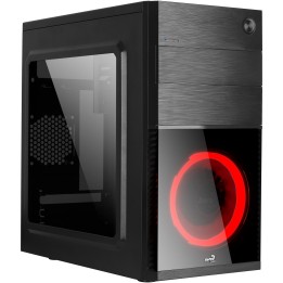 Caja AEROCOOL LED USB2/3 mATX Mini-ITX Negra (CS105RD)