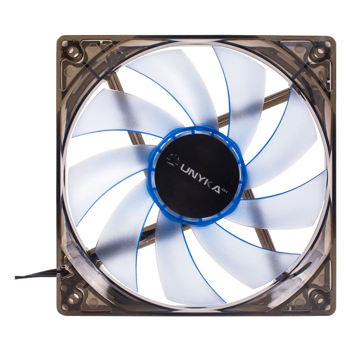 Ventilador UNYKA 120mm LED Azul/Transparente (51791)