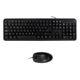 Teclado+Ratón UNYKA USB 1200dpi OEM Negro (50535)