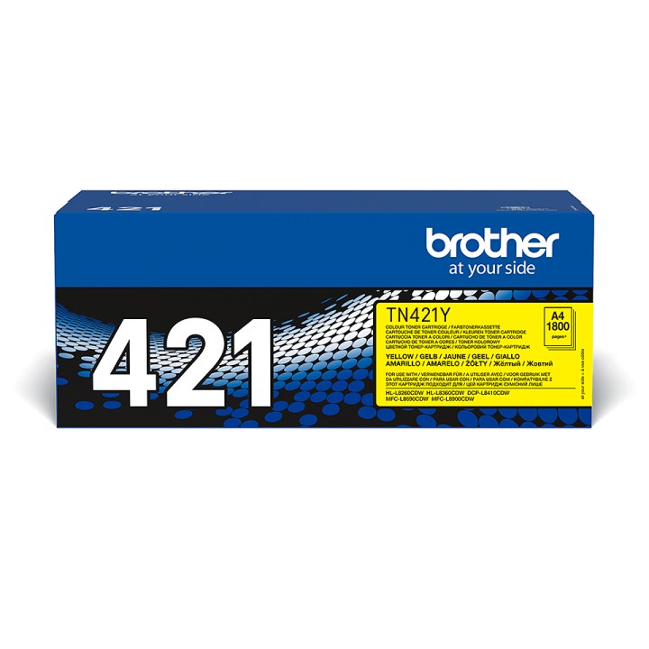 Toner BROTHER Laser Amarillo 1800 páginas (TN-421Y)