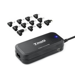 Cargador TooQ 90W 12 DC 2xUSB Negro (TQLC-90BS02AT)