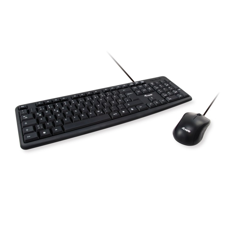 Teclado+Ratón EQUIP Life USB 1000dpi Negro (EQ245201)
