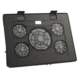 Base Refrigeración Mars Gaming 17.3" USB Negra (MNBC2)