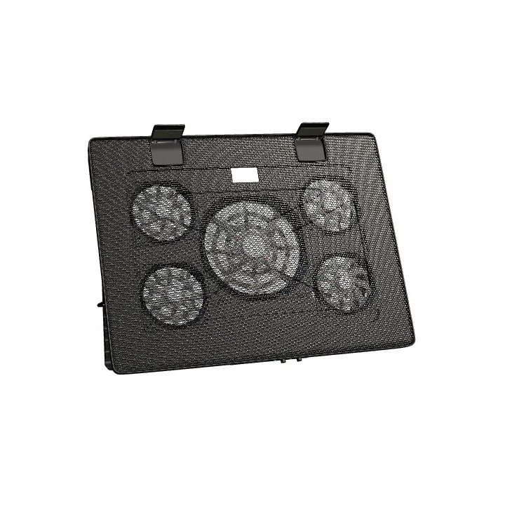 Base Refrigeración Mars Gaming 17.3" USB Negra (MNBC2)