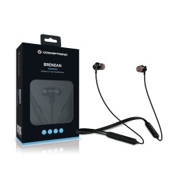 Auriculares CONCEPTRONIC In-Ear BT Negros (BRENDAN01B)