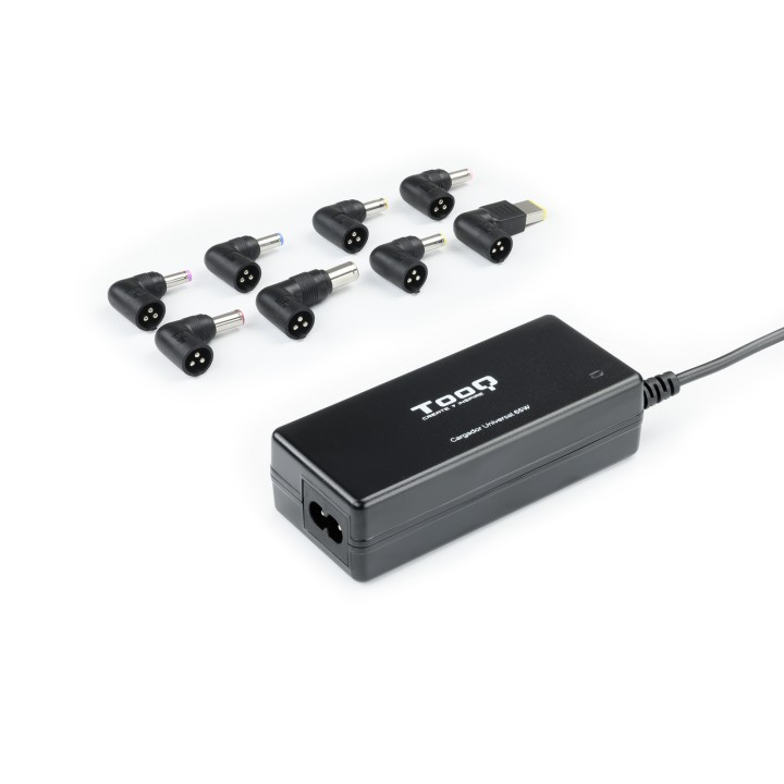 Cargador TooQ 65W 8 DC 1xUSB Negro (TQLC-65BS02AT)