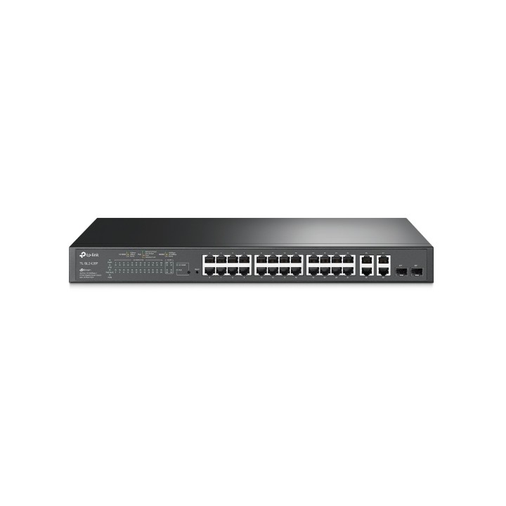 Switch TP-Link 24xRJ45 2xSFP PoE+ 1U Negro (TL-SL2428P)