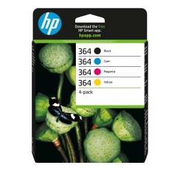 Tinta HP 364 Pack Tricolor/Negro 3ml/6ml (N9J73AE)