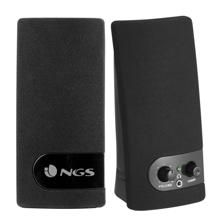 Altavoces NGS Multimedia 2.0 4W 3.5mm Negro (SB150)