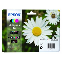Tinta Epson 18 T1806 Pack Negro/Tricolor (C13T18064012)