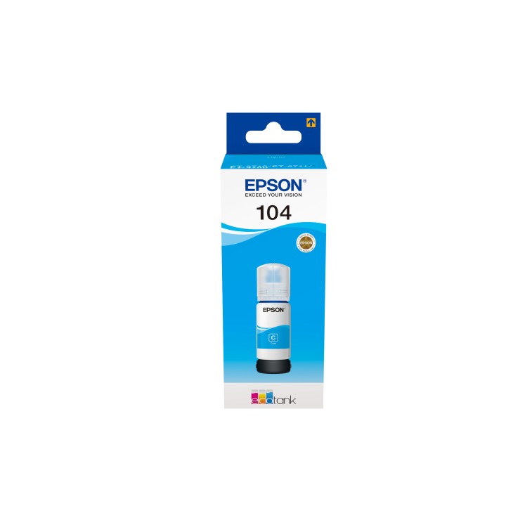 Tinta Epson EcoTank 104 Cian 65ml (C13T00P240)