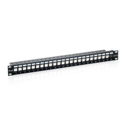 EQUIP Patch Panel Vacío 24 puertos Cat.6 1U (EQ769124)