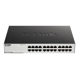 Switch D-Link 24xRJ45 Ethernet GbE 1U Negro (GO-SW-24G)