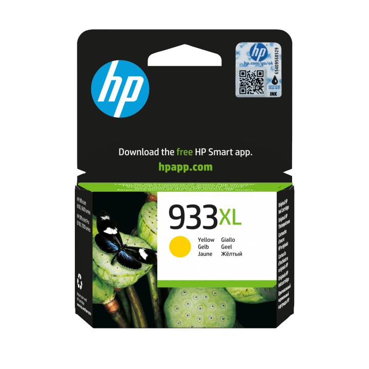 Tinta HP 933XL Amarillo 8.5ml 825 páginas (CN056AE)