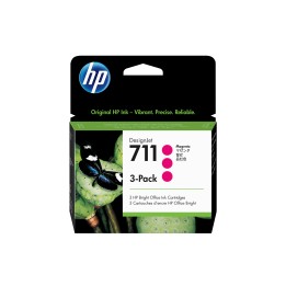Tinta HP 711 DesignJet Magenta Pack 3 29ml (CZ135A)