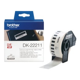Cinta de Película Plástica BROTHER Blanca (DK-22211)