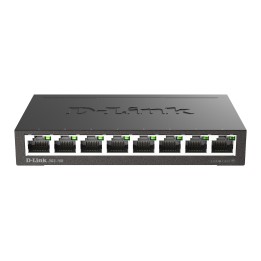 Switch D-Link 8p 10/100/1000 Metal Negro (DGS-108)