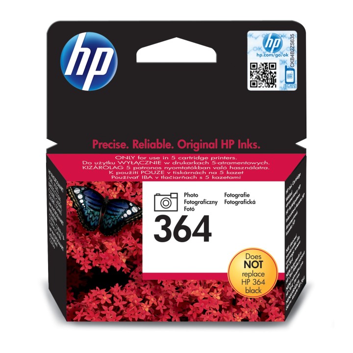 Tinta HP 364 Negro Foto 130 páginas (CB317EE)