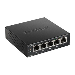 Switch D-Link 5p 10/100/1000 PoE Negro (DGS-1005P)