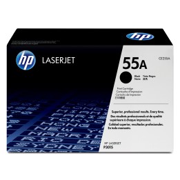 Toner HP LaserJet Pro 55A Negro 6000 páginas (CE255A)
