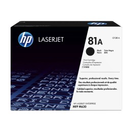 Toner HP LaserJet 81A Negro 10500 páginas (CF281A)