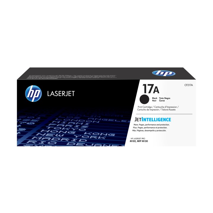 Toner HP LaserJet Pro 17A Negro 1600 páginas (CF217A)