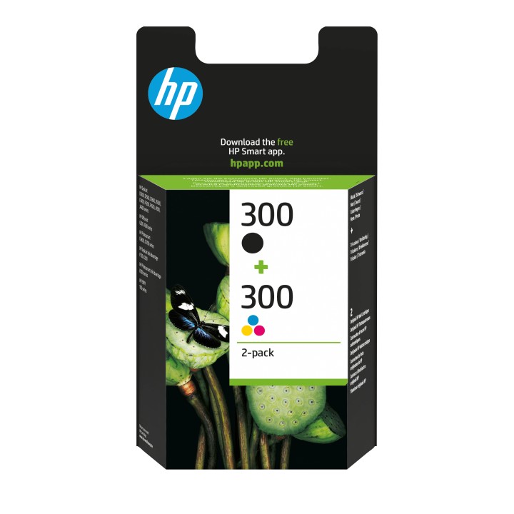 Tinta HP 300 Pack Tricolor/Negro (CN637EE)