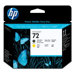 Cabezal de Impresión HP 72 Negro Mate/Amarillo (C9384A)