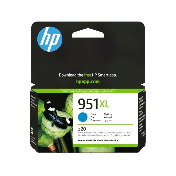 Tinta HP 951XL Cian 24ml 1500 páginas (CN046AE)