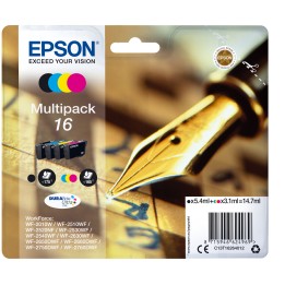 Tinta Epson 16 T1626 Pack Negro/Tricolor (C13T16264012)